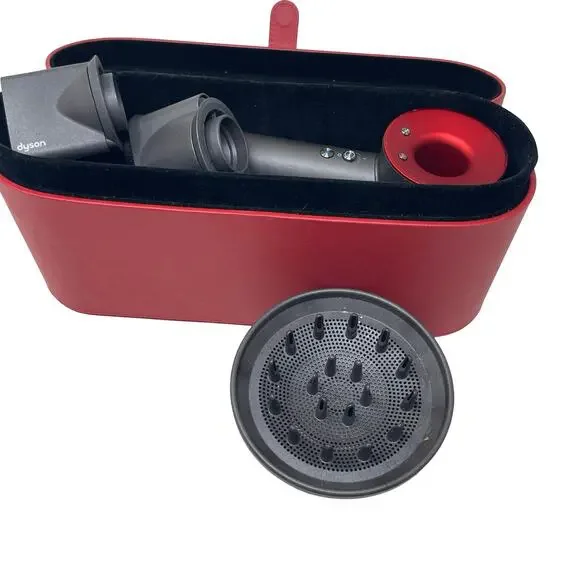 Dyson Supersonic Limited Edition Hair Dryer with Storage Case Iron/Red - Picture 3 of 9